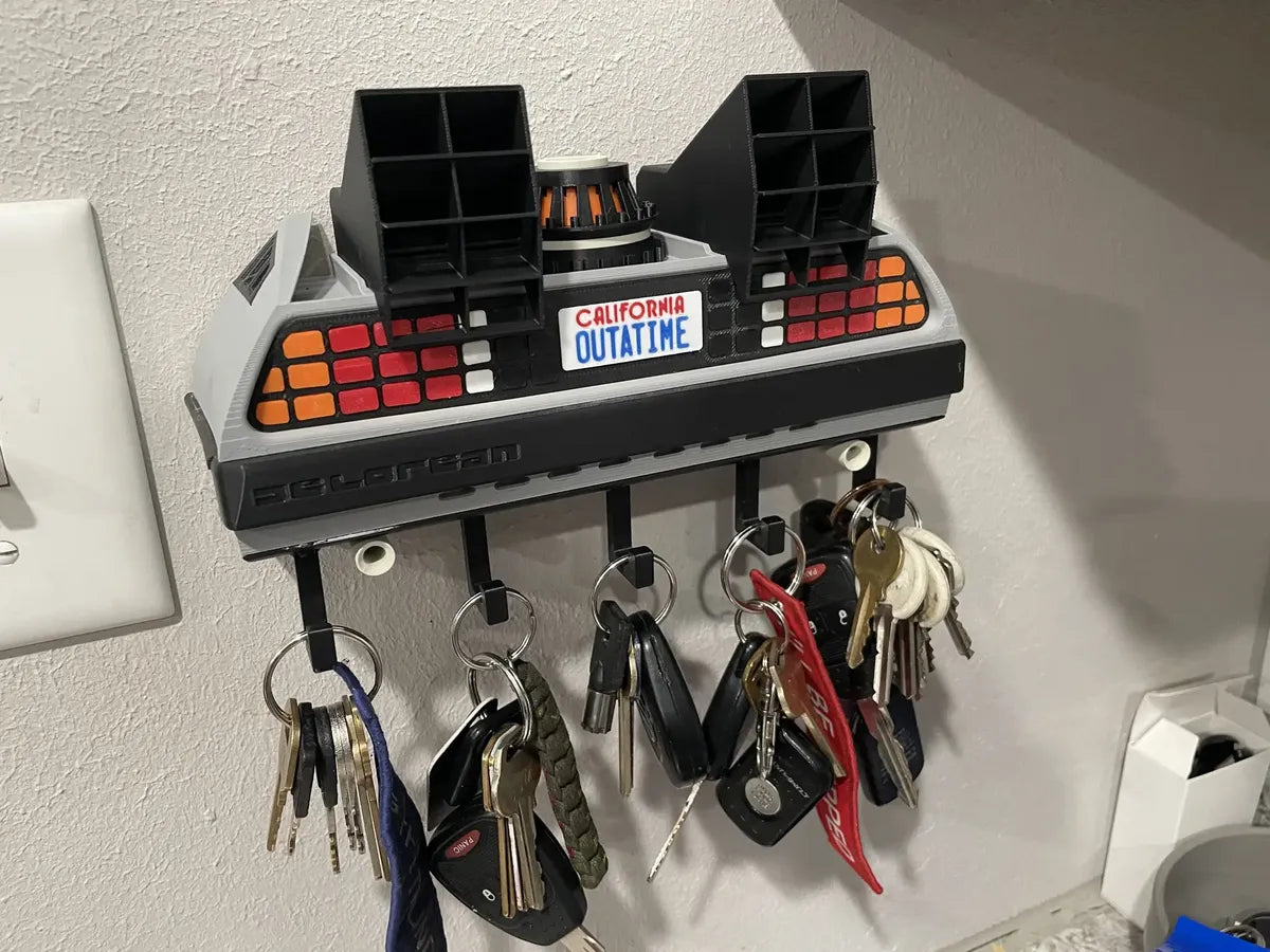 Colgador De Llaves Delorean Volver Al Futuro