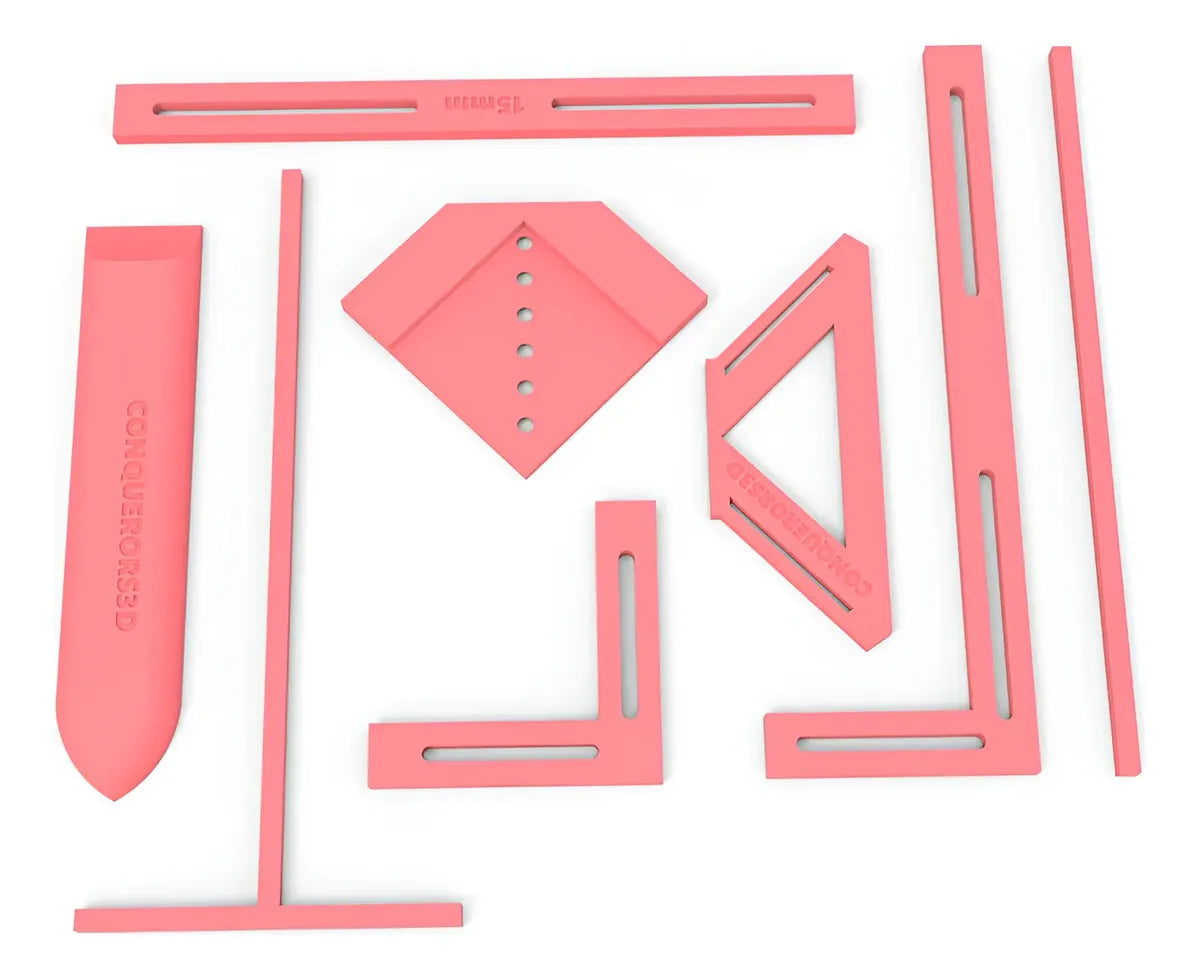 Set 8 Reglas Para Encuadernación - Scrapbook - Bookbinding