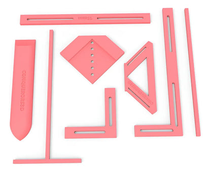 Set 8 Reglas Para Encuadernación - Scrapbook - Bookbinding